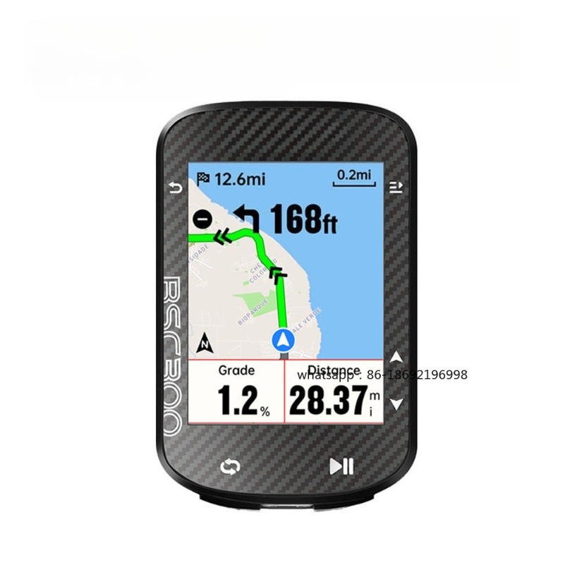 Bike Computer Gps Navigation Map - Komputer rowerowy BSC300 GPS, bezprzewodowy, kolorowy