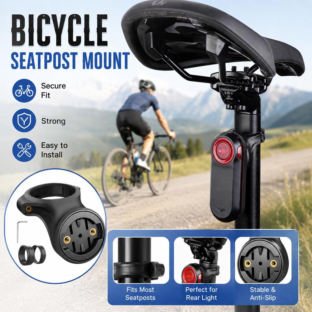 Bike Radar Tail Light Camera Rearview - Uchwyt mocujący do sztycy podsiodłowej do