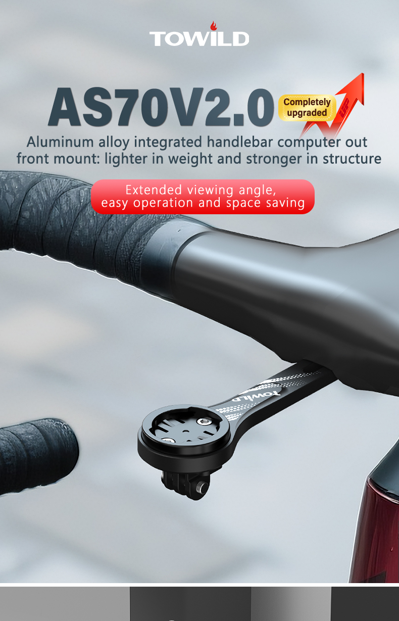 Out Front Bike Computer Mount Garmin - Tild AS70 aluminiowy uchwyt licznik rowerowy