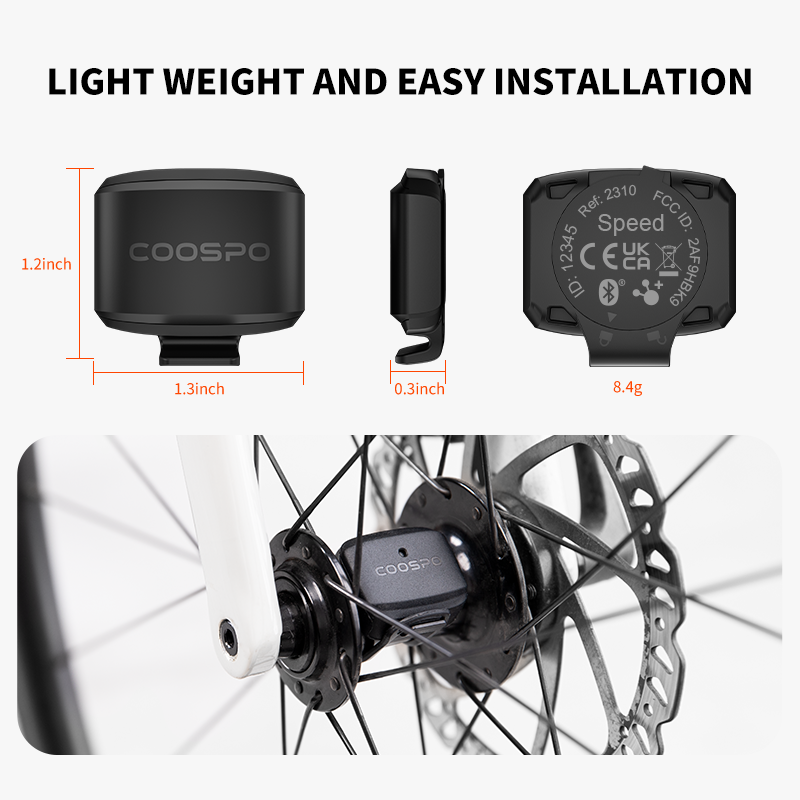 CooSpo czujnik prędkości rower – Cycling Cadence Sensor Bluetooth Ant recenzja i cena