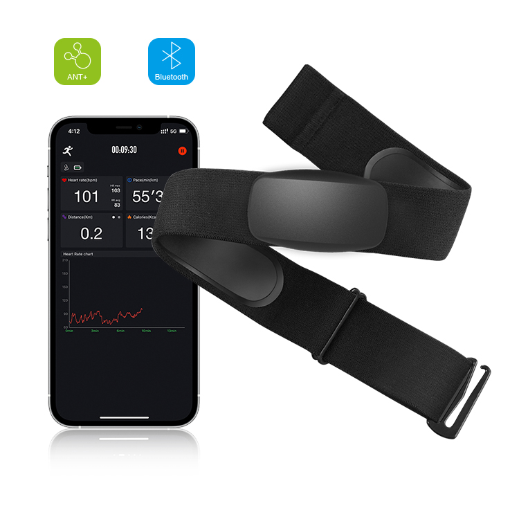 Pasek monitorujący tętno BLE5. – Heart Rate Monitor Chest Strap Ant+ recenzja i cena
