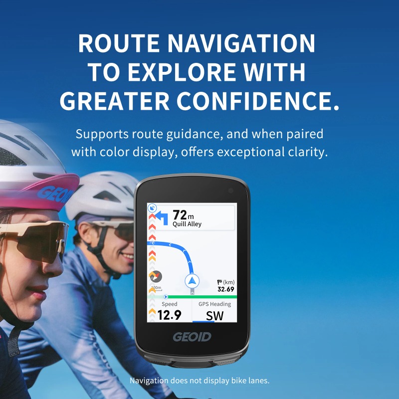 Komputer rowerowy GEOID CC700  – Bike Computer Gps Navigation Map recenzja i cena