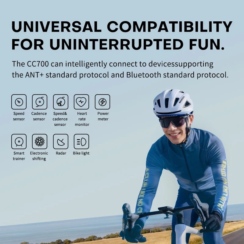 Komputer rowerowy GEOID CC700  – Bike Computer Gps Navigation Map recenzja i cena