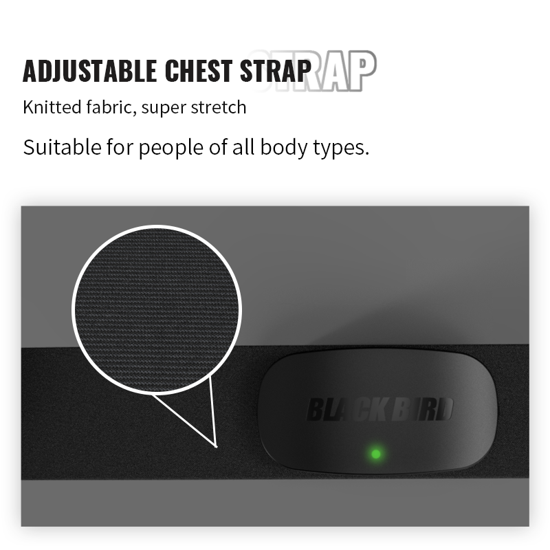 Czujnik tętna BlackBird HR1 z  – Heart Rate Monitor Chest Strap Ant+ recenzja i cena