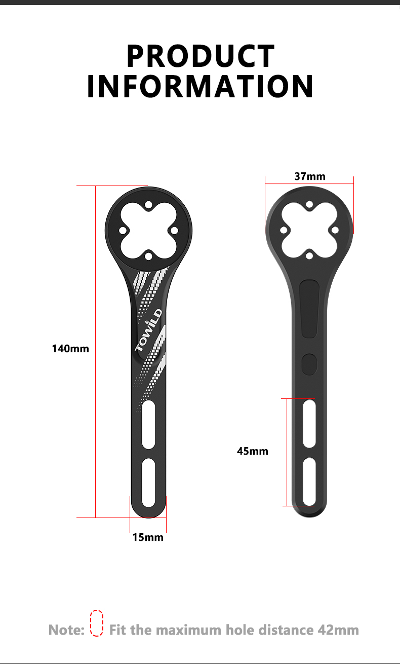 Tild AS70 aluminiowy uchwyt li – Out Front Bike Computer Mount Garmin recenzja i cena