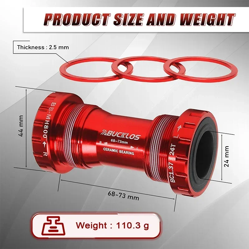 BUCKLOS Ceramic Bearing BB68 S – Ceramic Bearing Bottom Bracket Bb86 recenzja i cena