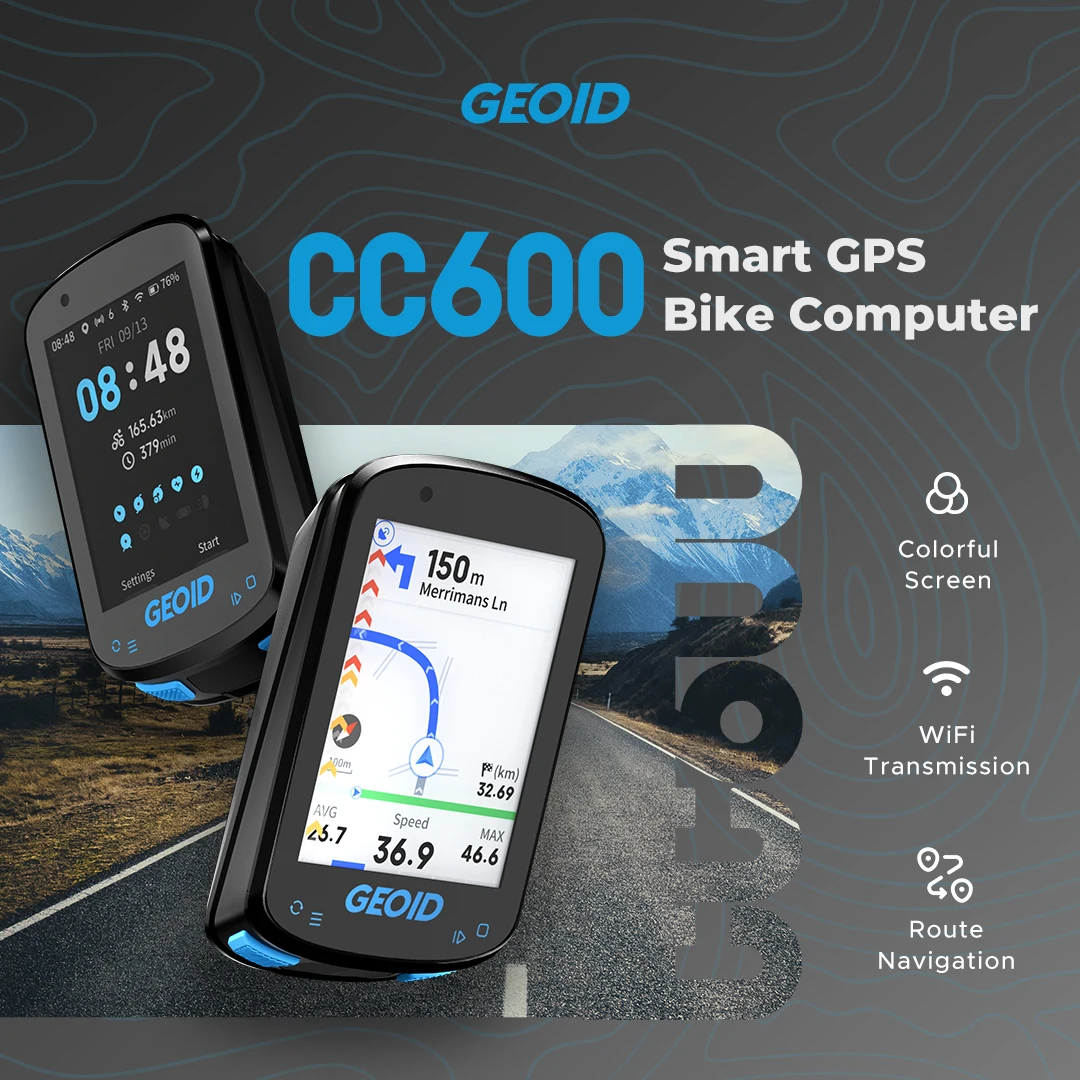 Geoid CC600 komputer rowerowy  – Bike Computer Gps Navigation Map recenzja i cena