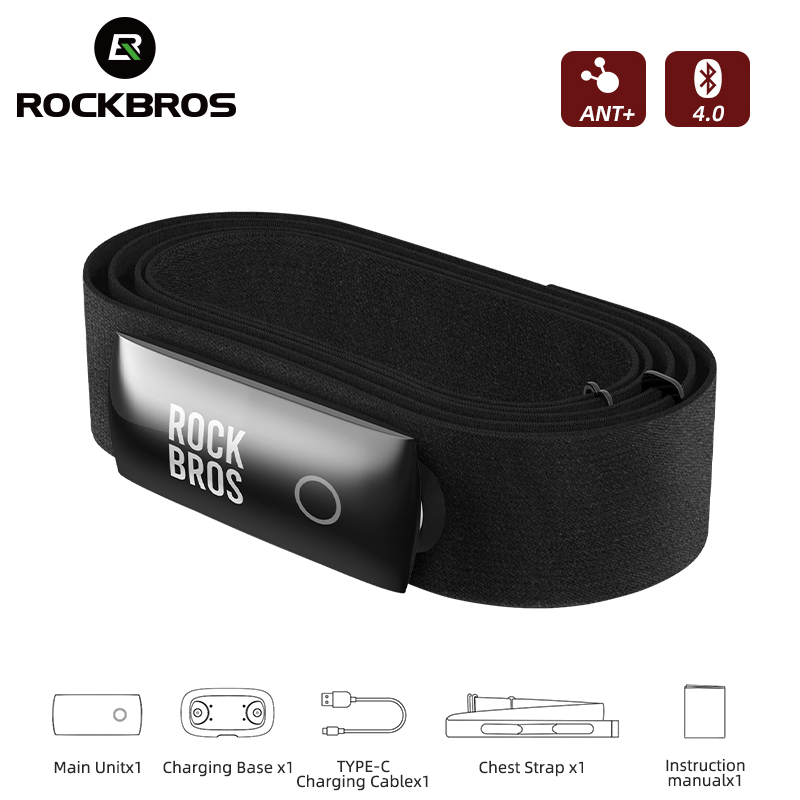Czujnik tętna ROCKBROS H828 Bl – Heart Rate Monitor Chest Strap Ant+ recenzja i cena