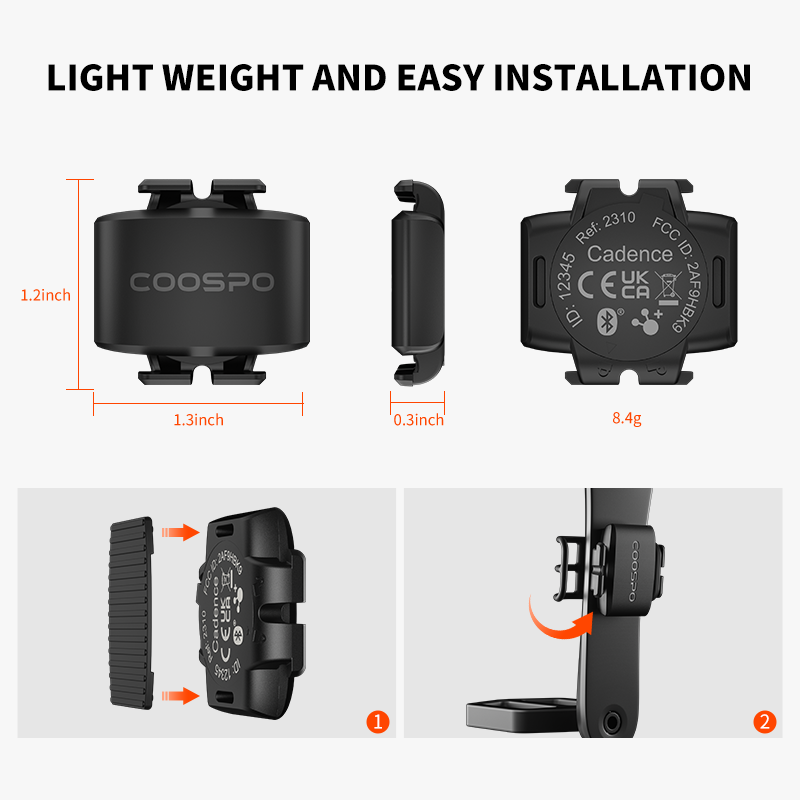 CooSpo czujnik rowerowy prędko – Cycling Cadence Sensor Bluetooth Ant recenzja i cena